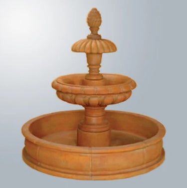 Giannini Garden Fortino Two Tier Pond Fountain